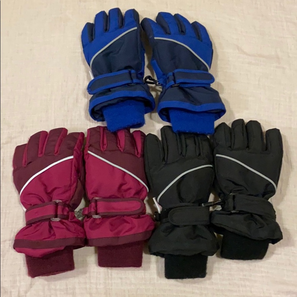 Kids snow gloves - Size 4-7